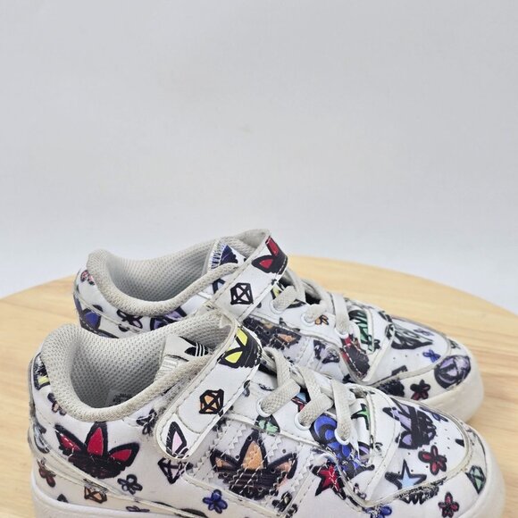 Adidas Originals Jeremy Scott Forum Low Mono I GX7177 Kids Shoes Size 9.5k - Picture 1 of 8